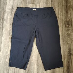 Cato Dark Blue Women's Capris 18W